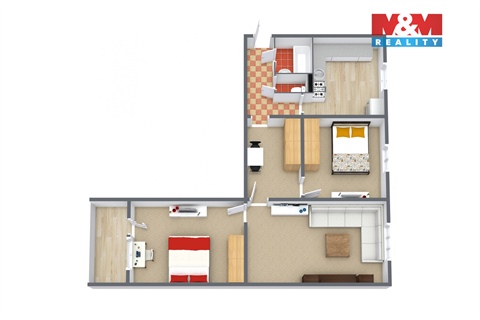 Prodej bytu 3+1, 76 m² - 10