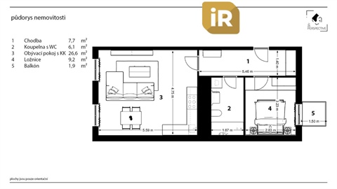 Prodej bytu 2kk, 53 m² - 10