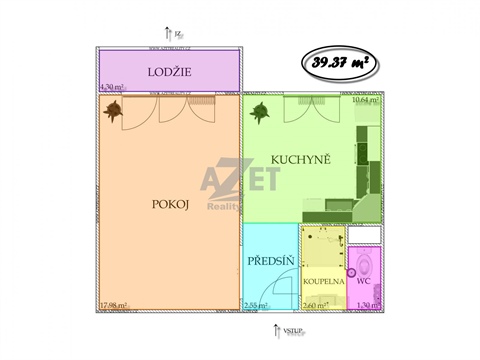 Prodej bytu 1+1, 40 m² - 4