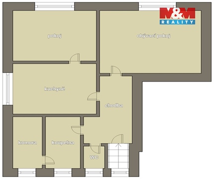 Pronájem bytu 2+1, 56 m² - 8