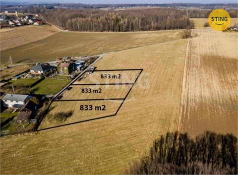 Prodej stavebního pozemku, 833 m² 0