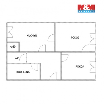 Pronájem bytu 2+1, 70 m² 6