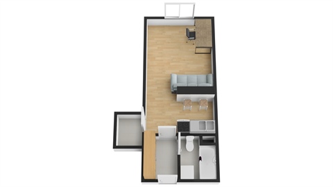 Pronájem bytu 1kk, 29 m² - 12