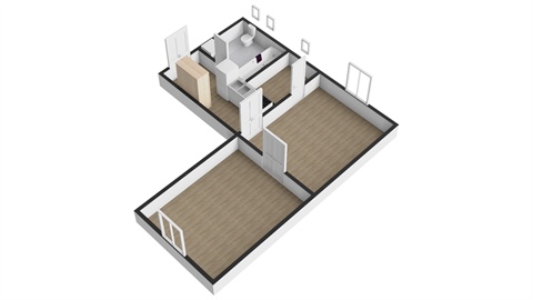 Pronájem bytu 2kk, 45 m² - 14