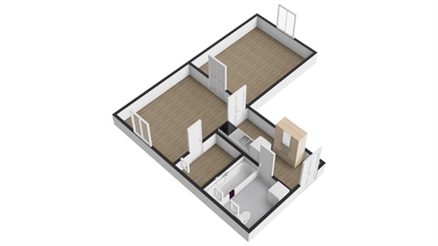 Pronájem bytu 2kk, 45 m² - 12