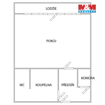 Prodej bytu 1kk, 34 m² 4