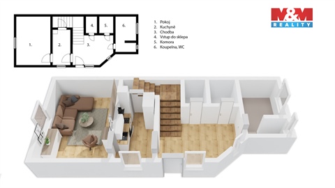Prodej rodinného domu, 80 m² - 2