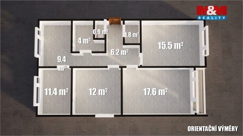 Prodej bytu 4+1, 88 m² - 0