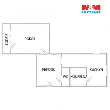 Pronájem bytu 1+1, 47 m² - 0