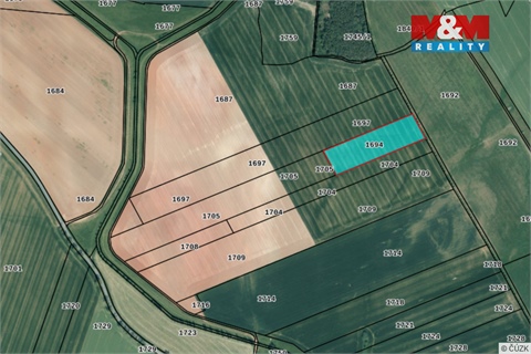 Prodej zemědělské půdy, 13 696 m² - 2