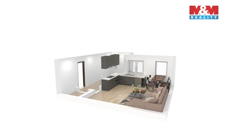 Pronájem bytu 1kk, 33 m² - 2