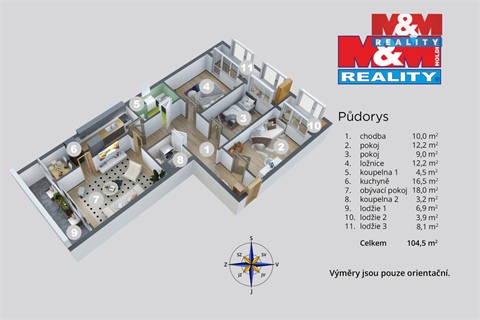 Prodej bytu 4+1, 86 m² - 4
