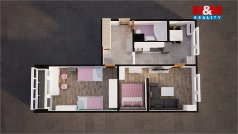 Pronájem bytu 3+1, 69 m² 12