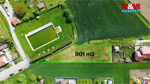 Prodej stavebního pozemku, 901 m² - 2