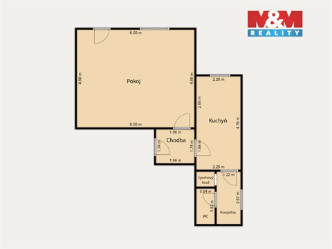 Prodej bytu 1+1, 56 m² - 16