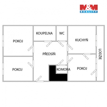 Prodej bytu 3+1, 70 m² - 2
