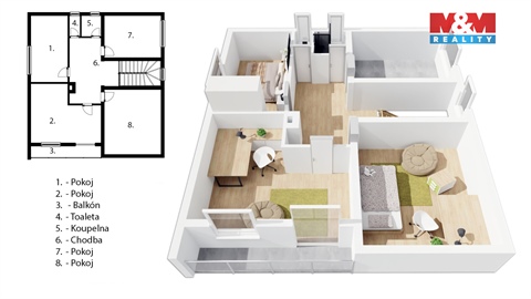 Prodej rodinného domu, 210 m² - 10