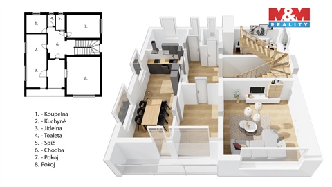 Prodej rodinného domu, 210 m² 10