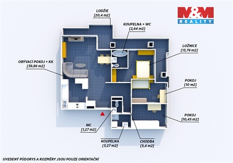 Prodej bytu 4kk, 89 m² 6