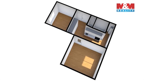 Prodej bytu 2+1, 50 m² - 4