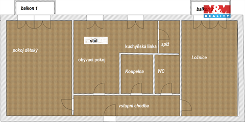 Prodej bytu 3kk, 73 m² 18