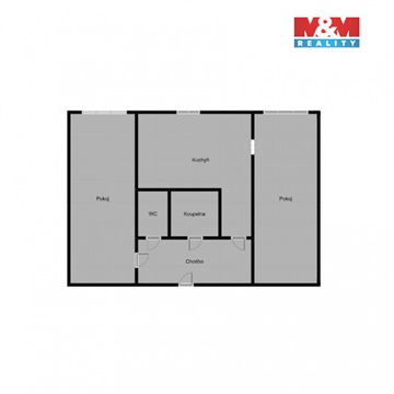 Pronájem bytu 2+1, 56 m² 14