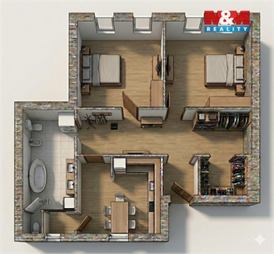 Pronájem bytu 2+1, 69 m² 12