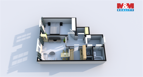 Prodej bytu 2+1, 43 m² - 18