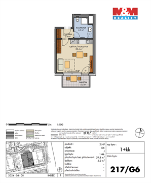 Prodej bytu 1kk, 30 m² - 2