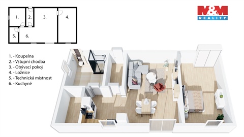 Prodej bytu 2kk, 79 m² 2