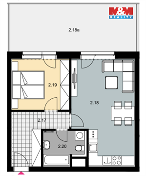 Prodej bytu 2kk, 76 m² - 16