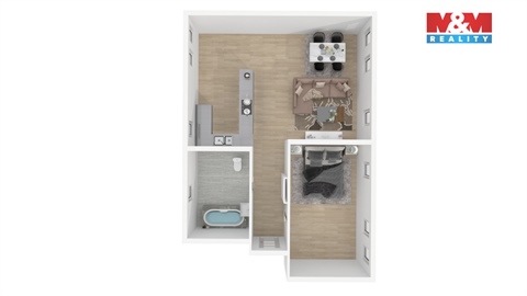 Prodej bytu 2kk, 70 m² 12