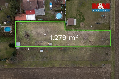 Prodej stavebního pozemku, 1 279 m² 2