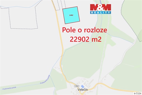 Prodej zemědělské půdy, 22 902 m² 0