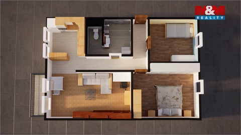 Pronájem bytu 3+1, 64 m² - 4