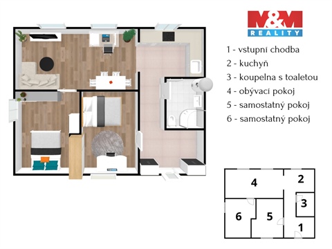 Pronájem rodinného domu, 63 m² 8