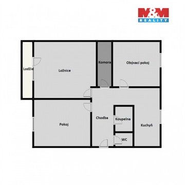 Pronájem bytu 3+1, 76 m² - 4
