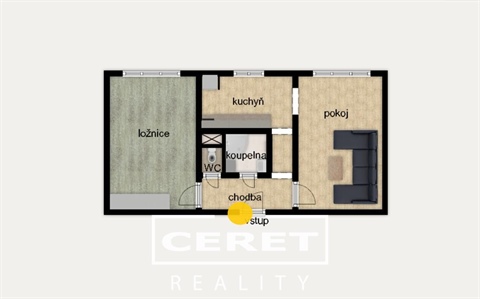 Prodej bytu 2+1, 53 m² 14