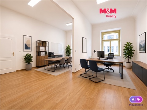Pronájem kanceláře, 74 m² 2