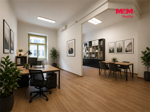 Pronájem kanceláře, 74 m² - 2