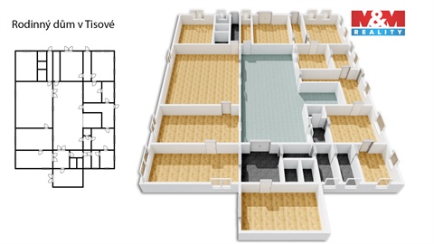 Pronájem rodinného domu, 480 m² - 0