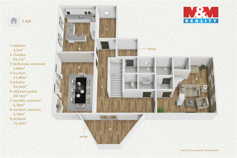 Prodej rodinného domu, 357 m² - 2