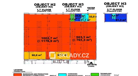 Pronájem skladu / haly, 761 m² - 8