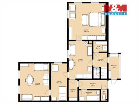 Prodej rodinného domu, 95 m² - 10