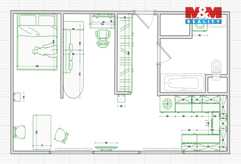 Prodej bytu 1kk, 41 m² - 0