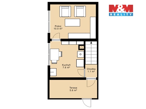 Prodej chaty / chapuly, 28 m² - 8