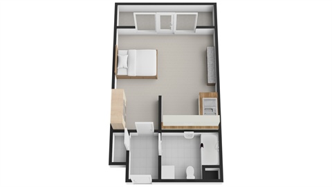 Pronájem bytu 1kk, 40 m² 16