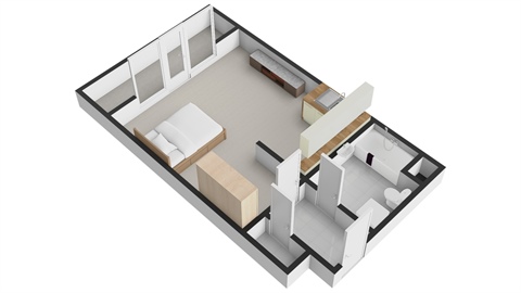 Pronájem bytu 1kk, 40 m² - 14