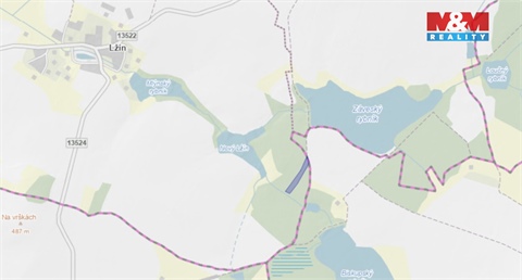 Prodej lesu, 6 834 m² - 2