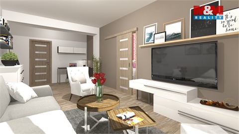 Pronájem bytu 3+1, 68 m² - 2